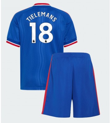 Manchester United Youri Tielemans #18 Udebanetrøje Børn 2026-27 Kortærmet (+ Korte bukser)